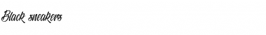 Download Black Sneakers Font Download Black Sneakers Font