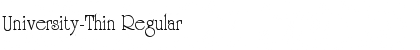 Download University-Thin Font Download University-Thin Font