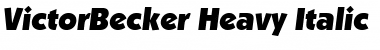 Download VictorBecker-Heavy Font Download VictorBecker-Heavy Font