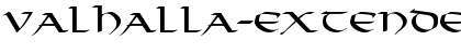 Download Valhalla-Extended Font Download Valhalla-Extended Font