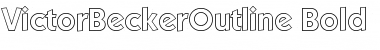Download VictorBeckerOutline Font Download VictorBeckerOutline Font