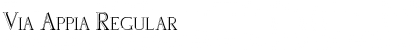 Download Via Appia Font Download Via Appia Font