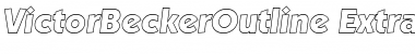 Download VictorBeckerOutline-ExtraBold Font Download VictorBeckerOutline-ExtraBold Font