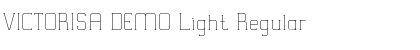Download VICTORISA DEMO Light Font Download VICTORISA DEMO Light Font