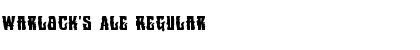 Download Warlock's Ale Font Download Warlock's Ale Font