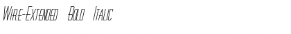 Download Wire-Extended Font Download Wire-Extended Font