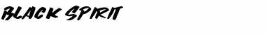 Download Black Spirit Font Download Black Spirit Font
