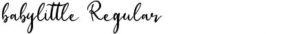 Download babylittle Font Download babylittle Font