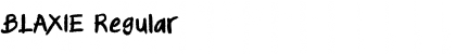 Download BLAXIE Font Download BLAXIE Font