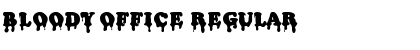 Download Bloody Office Font Download Bloody Office Font