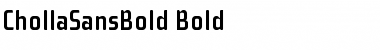 Download ChollaSansBold Font Download ChollaSansBold Font