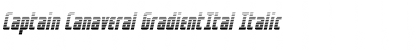 Download Captain Canaveral GradientItal Font Download Captain Canaveral GradientItal Font