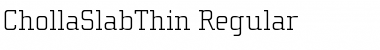 Download ChollaSlabThin Font Download ChollaSlabThin Font