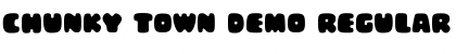 Download Chunky Town Demo Font Download Chunky Town Demo Font