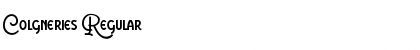 Download Colgneries Font Download Colgneries Font