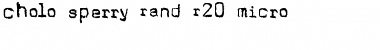 Download Cholo Sperry Rand R20 Font Download Cholo Sperry Rand R20 Font