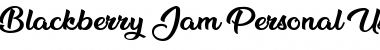 Download Blackberry Jam Personal Use Font Download Blackberry Jam Personal Use Font