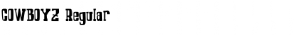 Download COWBOYZ Font Download COWBOYZ Font