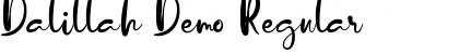 Download Dalillah Demo Font Download Dalillah Demo Font