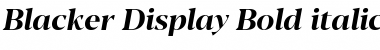 Download Blacker Display Font Download Blacker Display Font