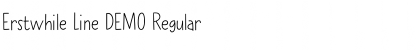 Download Erstwhile Line DEMO Font Download Erstwhile Line DEMO Font