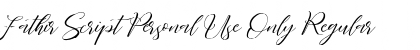 Download Fathir Script Personal Use Only Font Download Fathir Script Personal Use Only Font