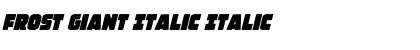 Download Frost Giant Italic Font Download Frost Giant Italic Font