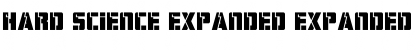 Download Hard Science Expanded Font Download Hard Science Expanded Font