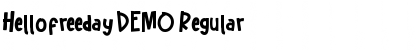 Download Hellofreeday DEMO Font Download Hellofreeday DEMO Font