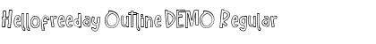 Download Hellofreeday Outline DEMO Font Download Hellofreeday Outline DEMO Font