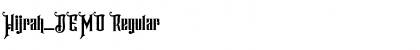 Download Hijrah_DEMO Font Download Hijrah_DEMO Font