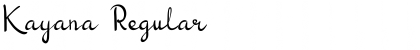 Download Kayana Font Download Kayana Font