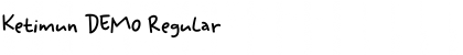 Download Ketimun DEMO Font Download Ketimun DEMO Font
