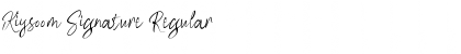 Download Kiysoom Signature Font Download Kiysoom Signature Font