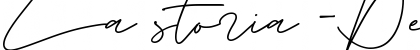 Download La storia -Demo- Font Download La storia -Demo- Font