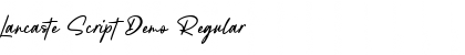 Download Lancaste Script Demo Font Download Lancaste Script Demo Font