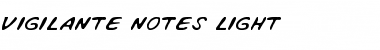 Download Vigilante Notes Light Font Download Vigilante Notes Light Font