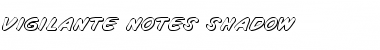 Download Vigilante Notes Shadow Font Download Vigilante Notes Shadow Font