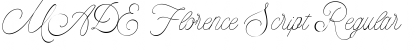 Download MADE Florence Script Font Download MADE Florence Script Font