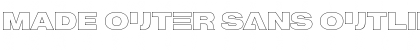 Download MADE Outer Sans Outline Alt Font Download MADE Outer Sans Outline Alt Font