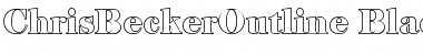 Download ChrisBeckerOutline-Black Font Download ChrisBeckerOutline-Black Font