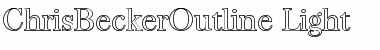 Download ChrisBeckerOutline-Light Font Download ChrisBeckerOutline-Light Font