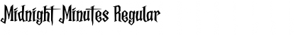 Download Midnight Minutes Font Download Midnight Minutes Font