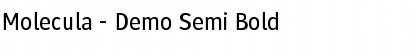 Download Molecula - Demo Font Download Molecula - Demo Font