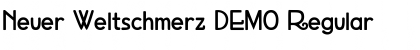 Download Neuer Weltschmerz DEMO Font Download Neuer Weltschmerz DEMO Font