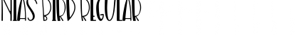 Download Nias Bird Font Download Nias Bird Font