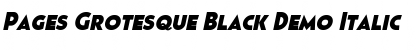 Download Pages Grotesque Black Demo Font Download Pages Grotesque Black Demo Font