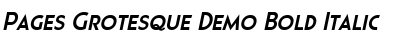 Download Pages Grotesque Demo Font Download Pages Grotesque Demo Font