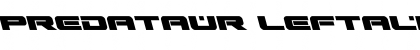 Download Predataur Leftalic Font Download Predataur Leftalic Font