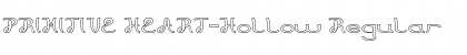 Download PRIMITIVE HEART-Hollow Font Download PRIMITIVE HEART-Hollow Font